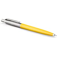 Parker Jotter Originals Colección de bolígrafos- acabado clásico amarillo- punta mediana- tinta azul- una unidad